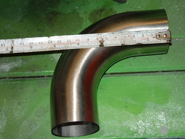 8 off 51mm o/d stainless steel exhaust bends 4kg shoebox 